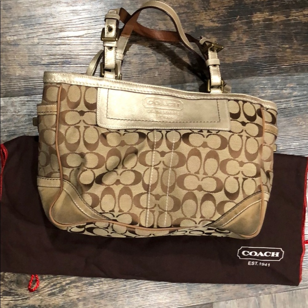 Coach logo handbag